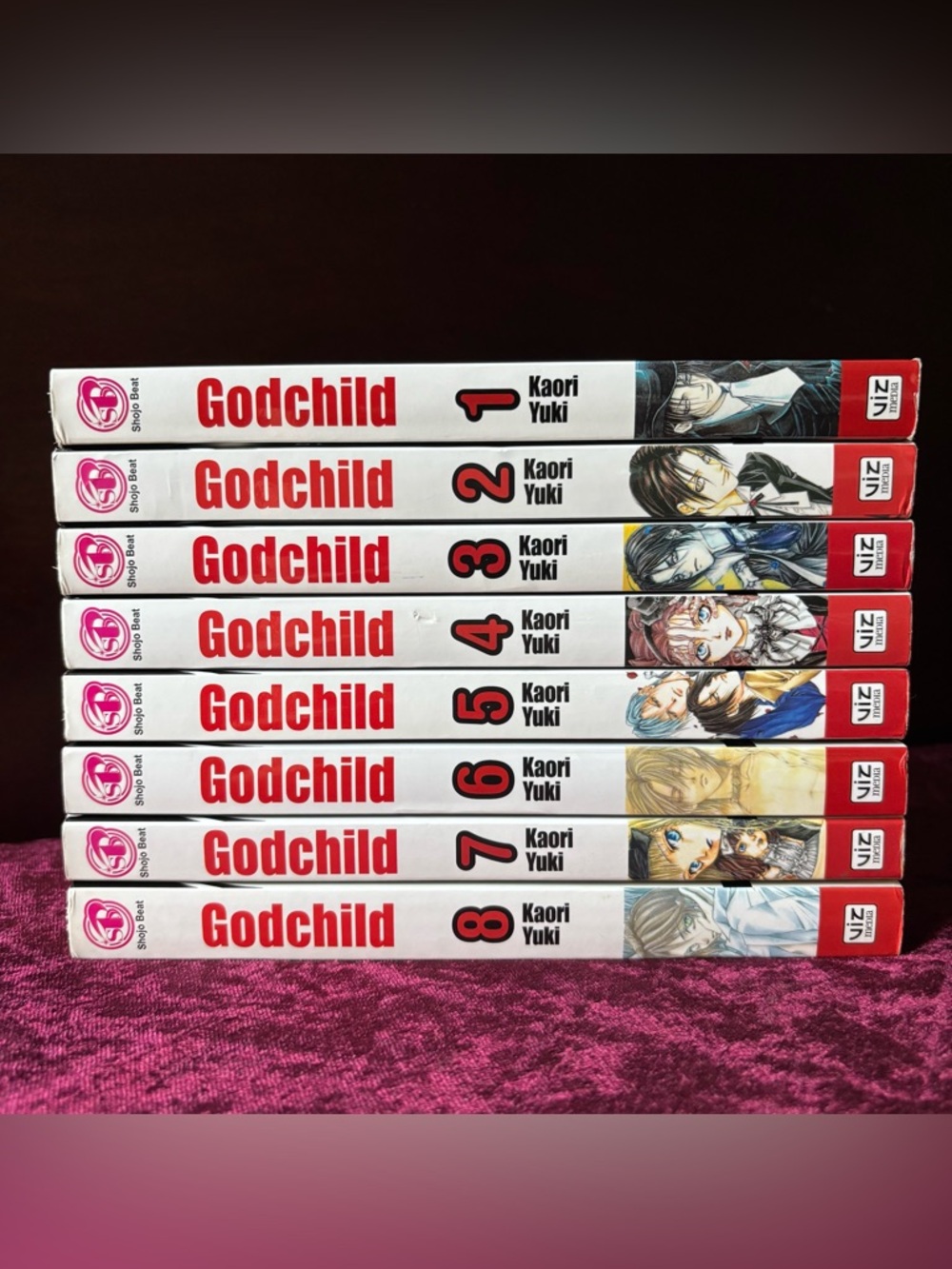 Godchild Vol.1-8 Manga Set by Kaori Yuki